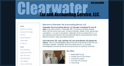 Desktop Screenshot of clearwatertax.net