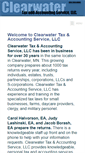 Mobile Screenshot of clearwatertax.net